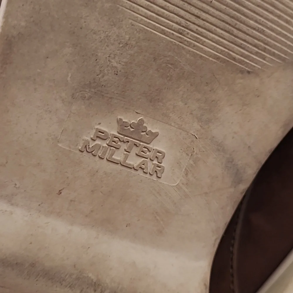 PETER MILLAR Recent‎ Brown Suede Leather Sz 13 M Chukka Boots Shoes